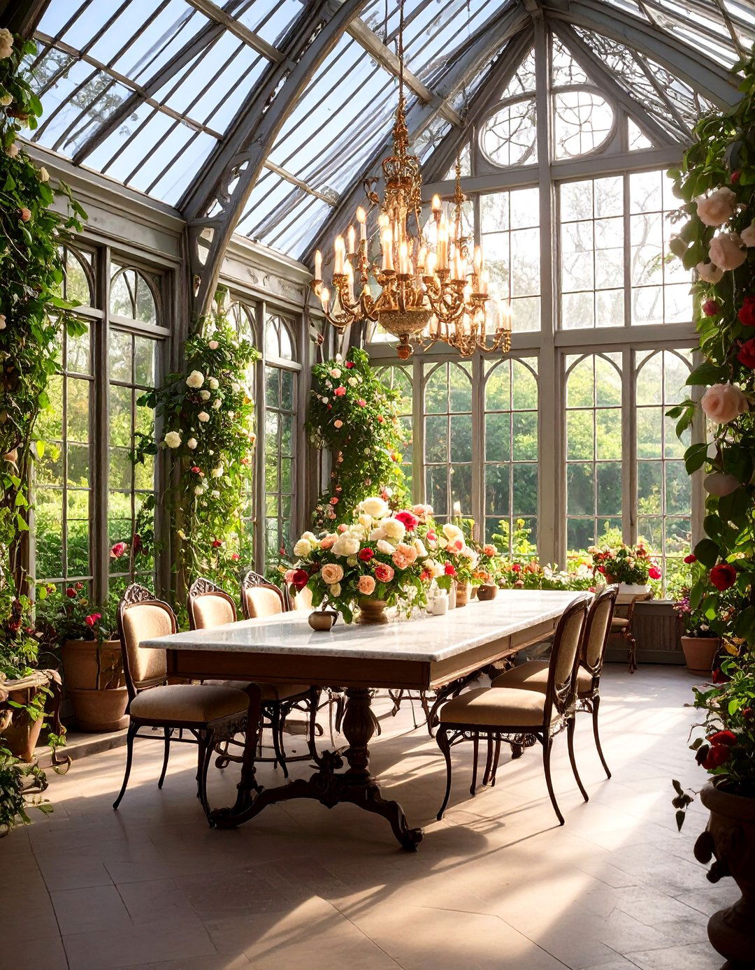 Victorian Botanical Greenhouse Dining Room - 24 Greenhouse Dining Room Ideas