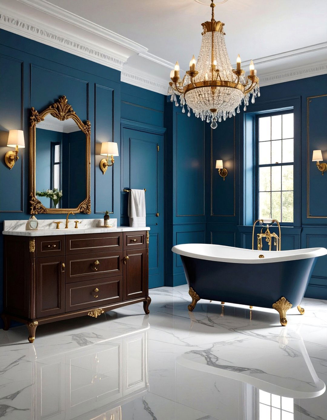 Victorian Brown Elegance Revival - 24 Brown Bathroom Ideas