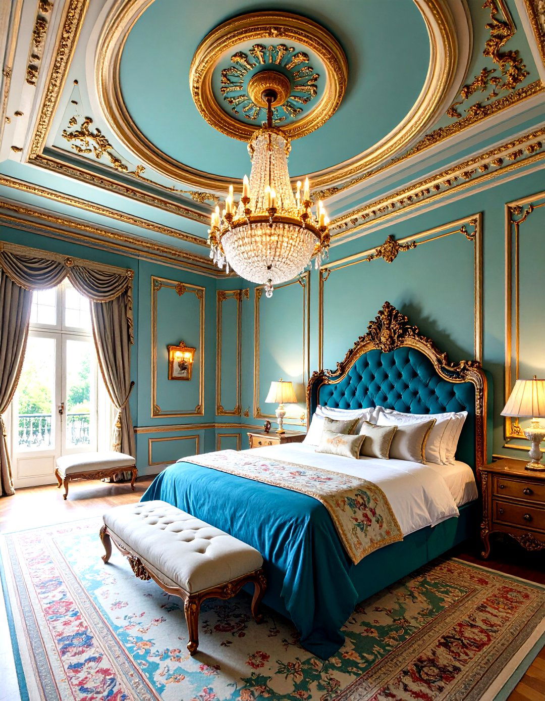 Victorian Ceiling Details - 24 Victorian Bedroom Ideas