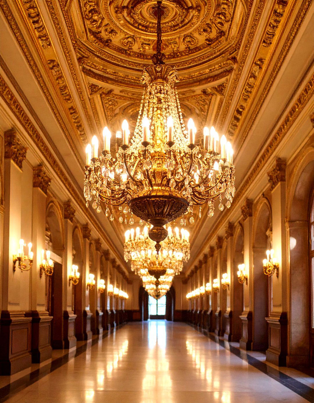 Victorian Chandelier Lighting Schemes - 24 Victorian Hallway Ideas