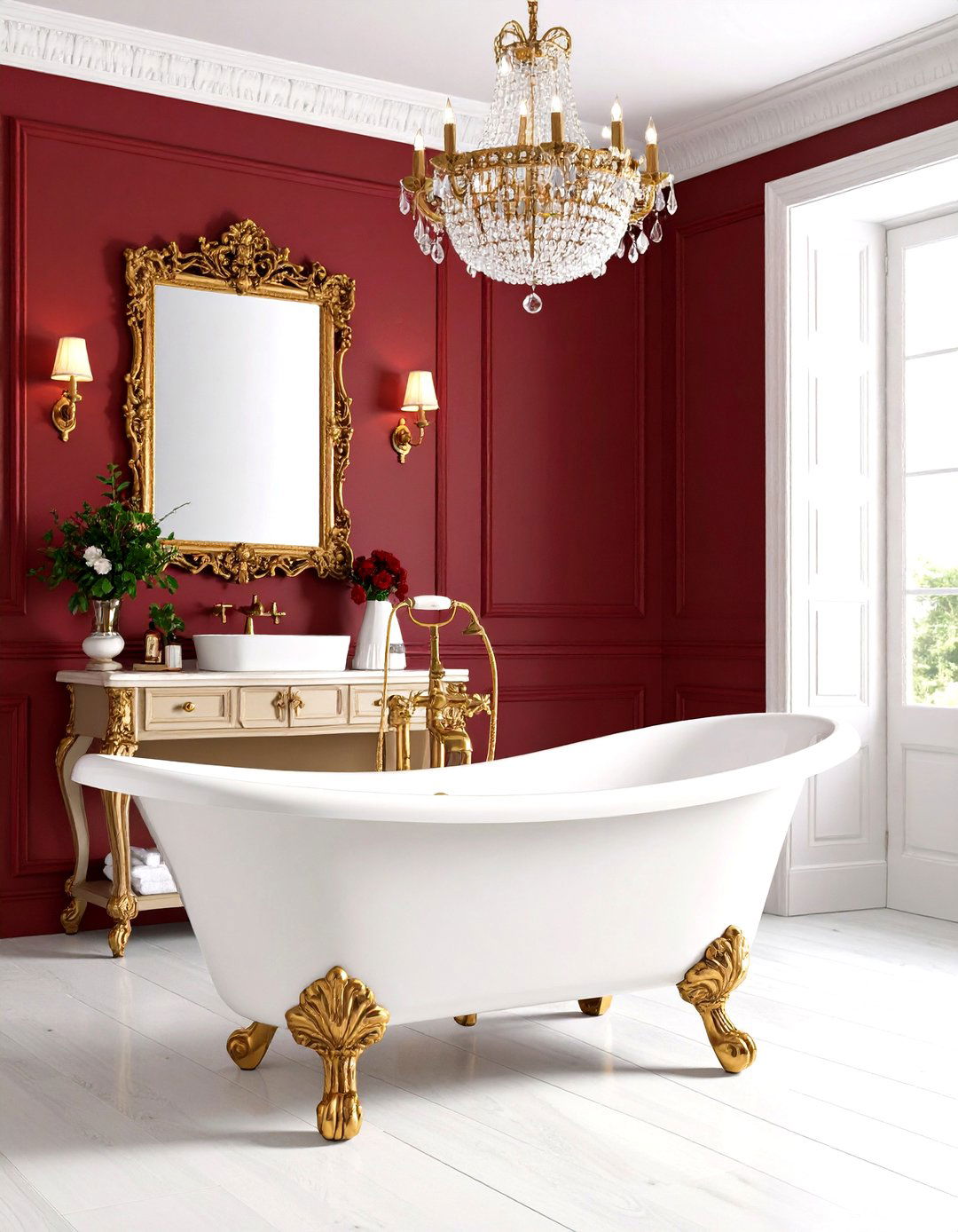 Victorian Clawfoot Tub Sanctuary - 24 Vintage Bathroom Ideas