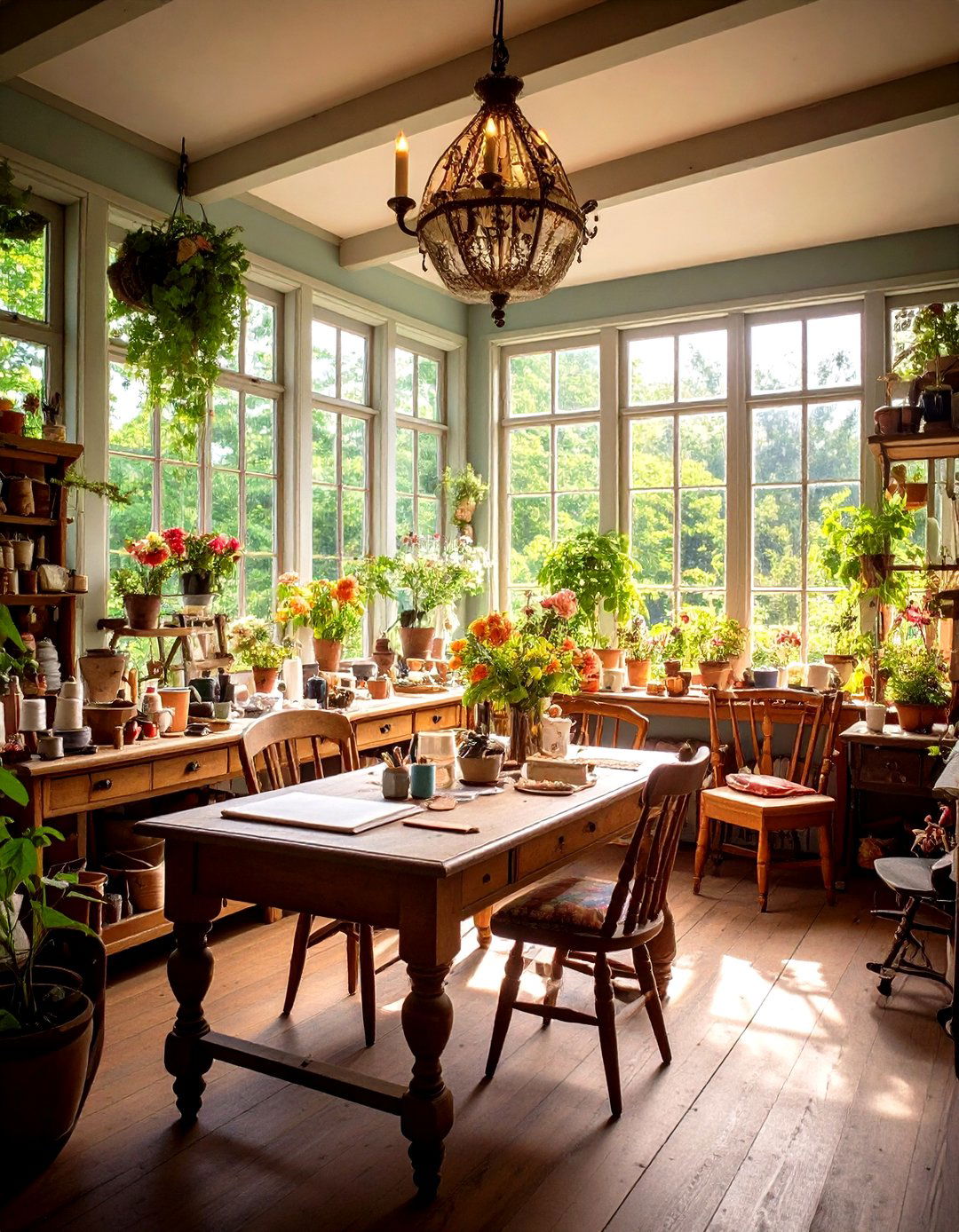 Victorian Craft and Hobby Workshop - 24 Victorian Sunroom Ideas