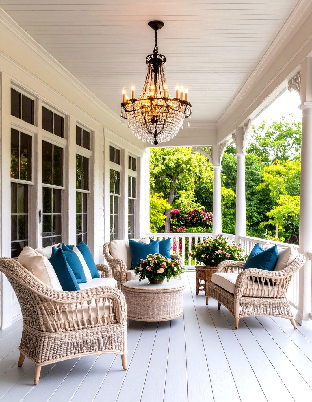 Victorian Elegance Screened Porch - 24 Screened-in Deck Ideas