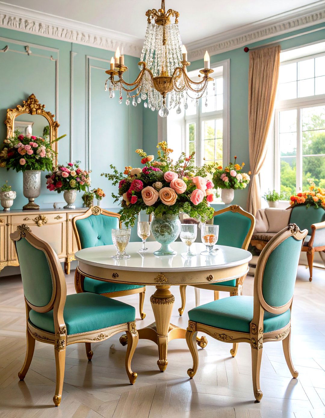 Victorian Fresh Flower Arrangements - 24 Victorian Living Room Ideas