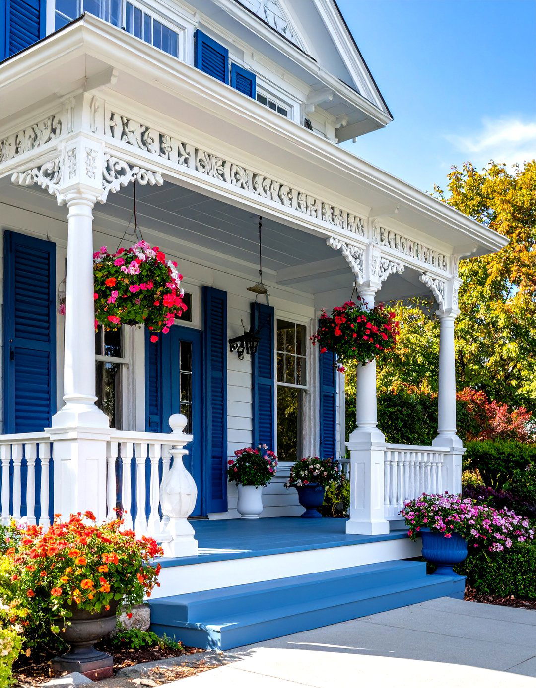 Victorian Front Porch Pergola with Ornate Details - 24 Front Porch Pergola Ideas