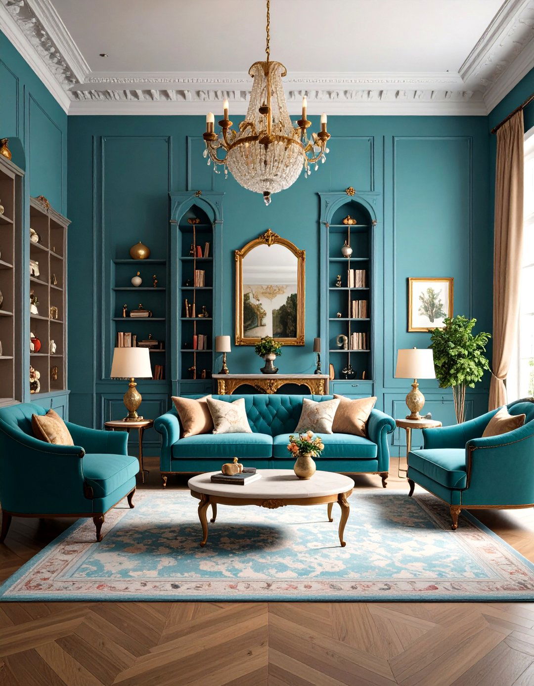 Victorian Gallery Living Room - 24 Victorian Living Room Ideas