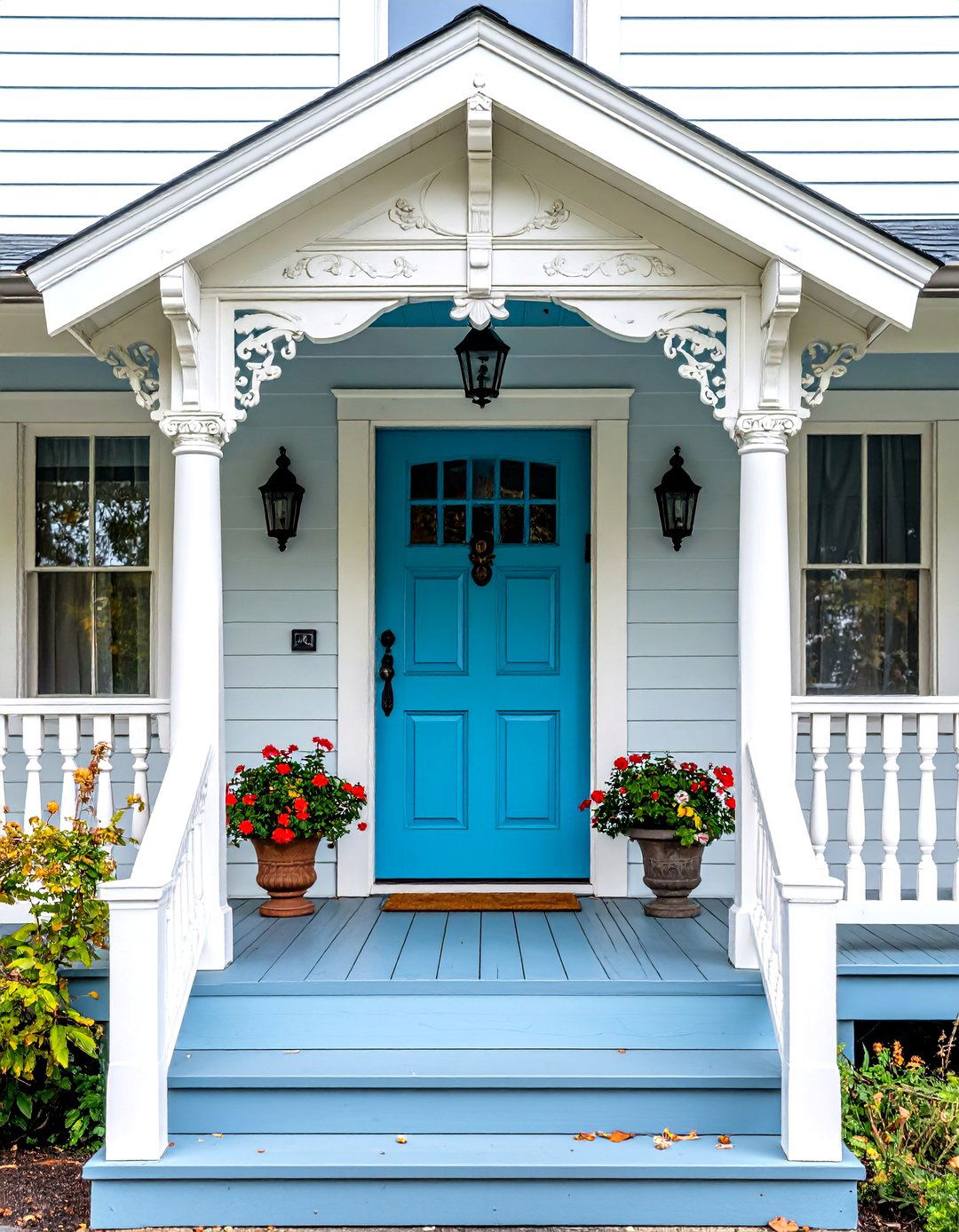 Victorian Gingerbread Detail Porch - 24 Barndominium Front Porch Ideas