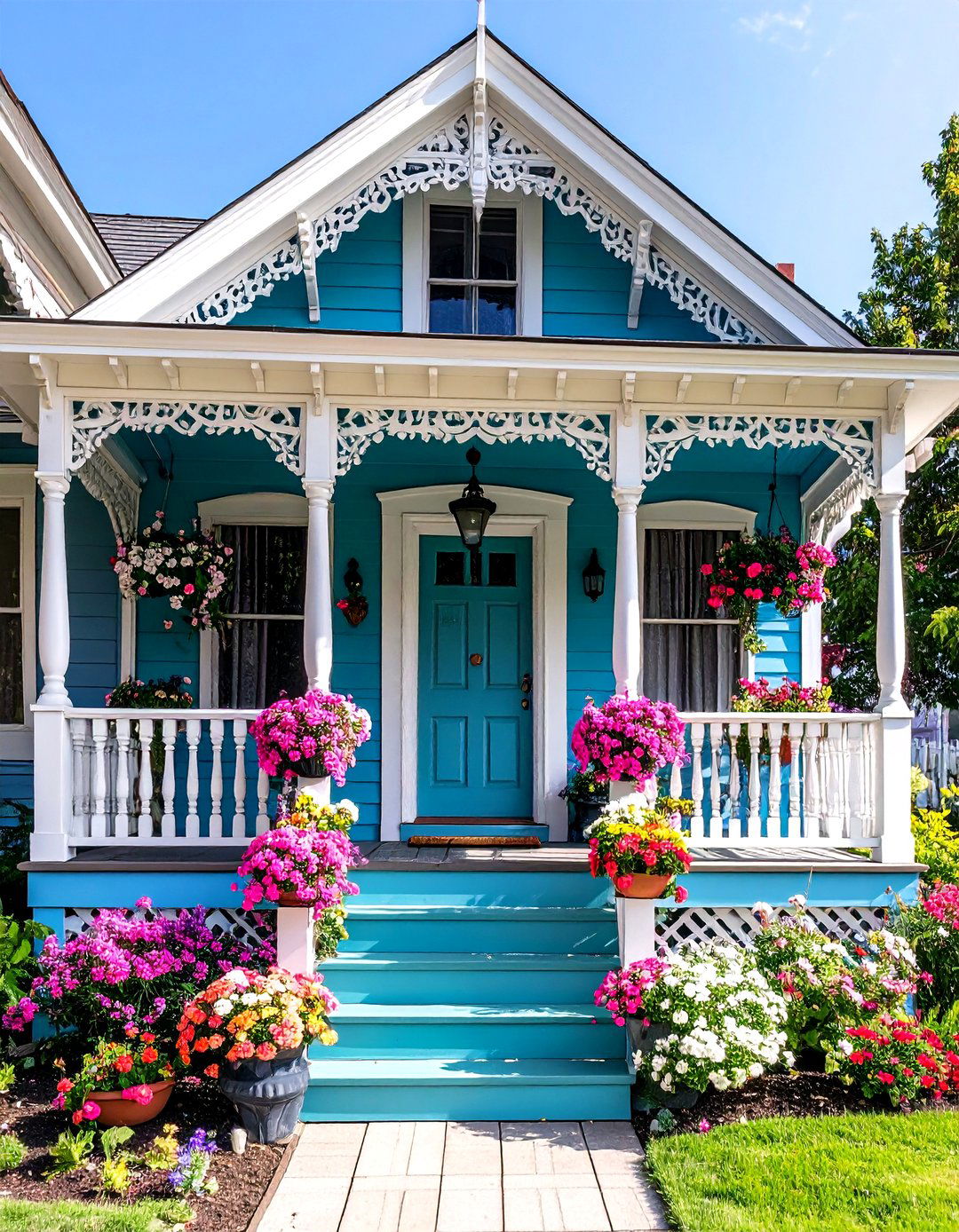 Victorian Gingerbread Detailing - 24 Open Gable Porch Ideas