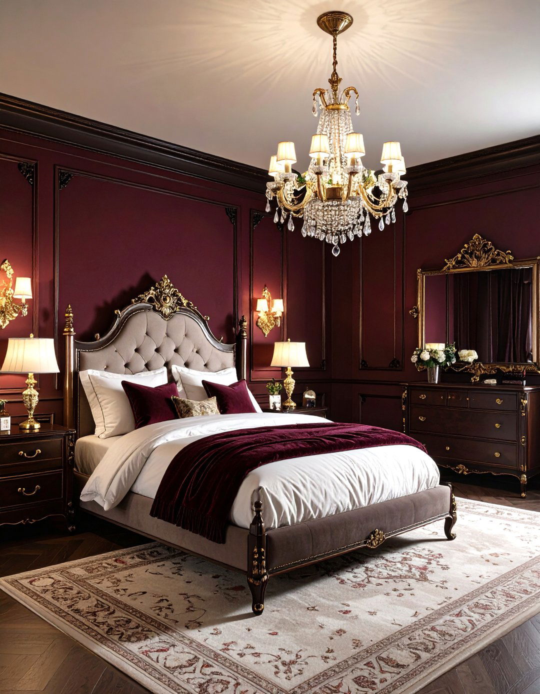 Victorian Gothic Basement Bedroom - 24 Basement Bedroom Ideas