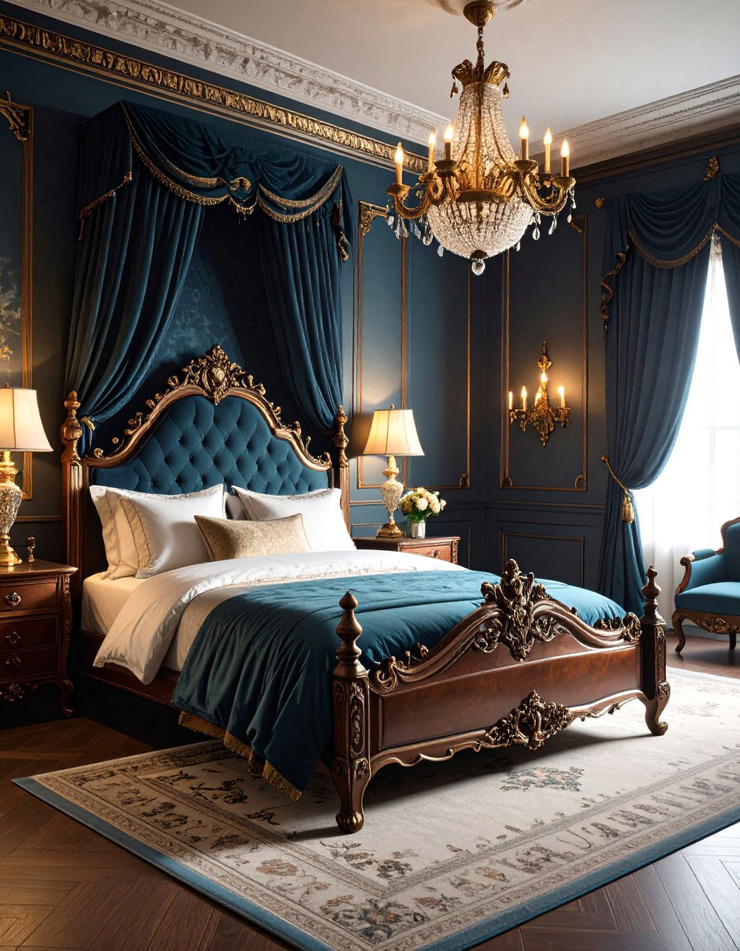 Victorian Gothic Bedroom with Dark Romance - 24 Cozy Bedroom Ideas