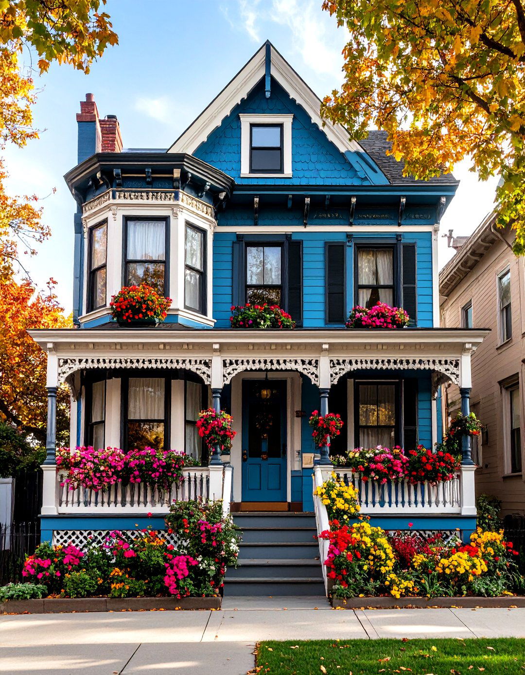 Victorian Gothic Transformation - 24 Houses With Black Windows