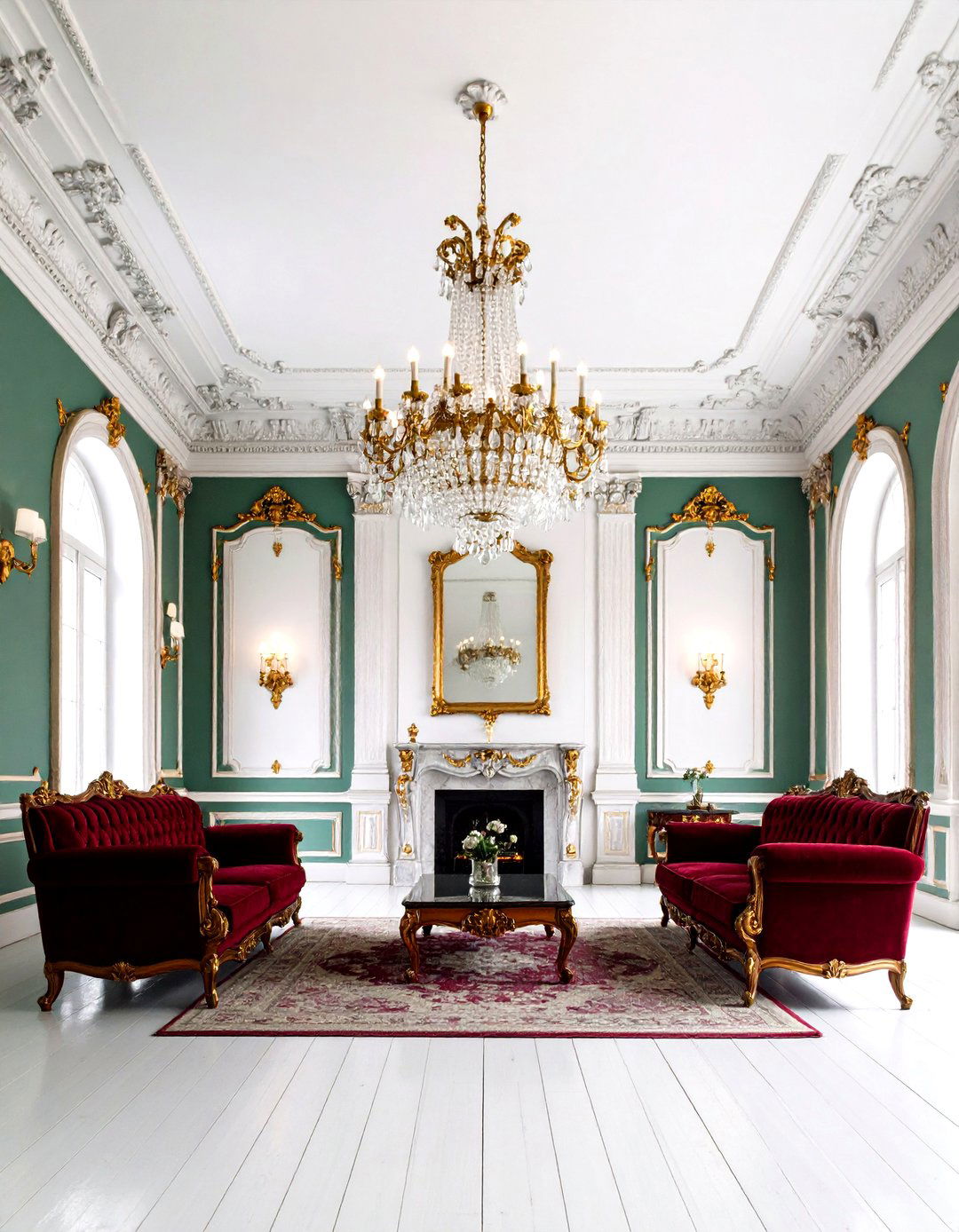 Victorian Grandeur Living Room - 24 Traditional Living Room Ideas