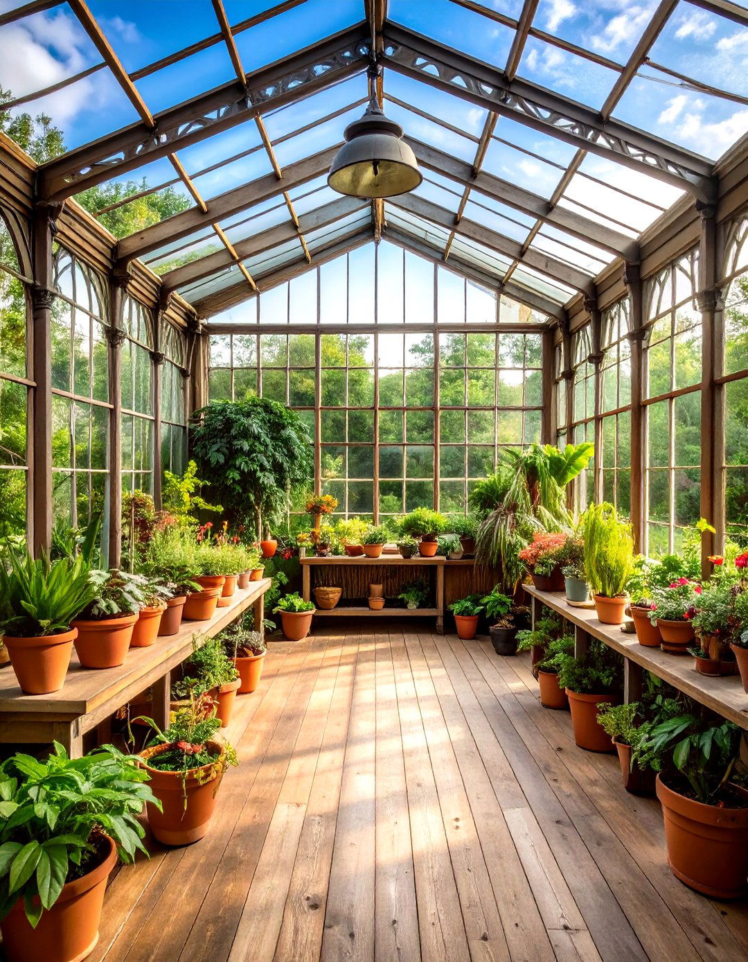 Victorian Greenhouse Garden - 24 Vintage Garden Ideas