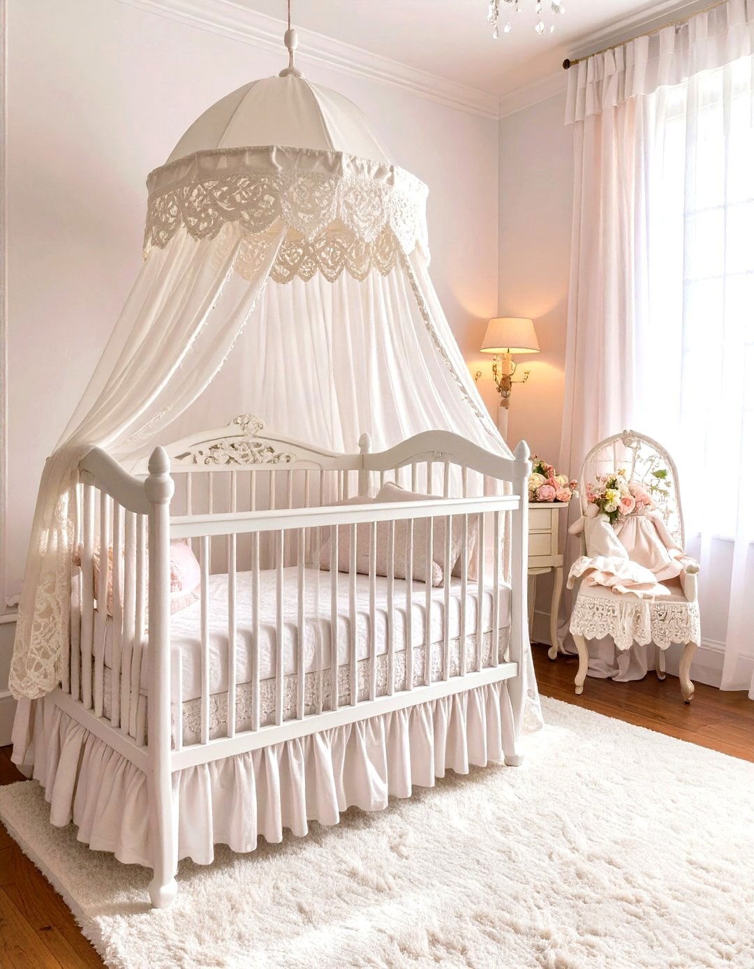 Victorian Lace Nursery - 24 Vintage Nursery Ideas