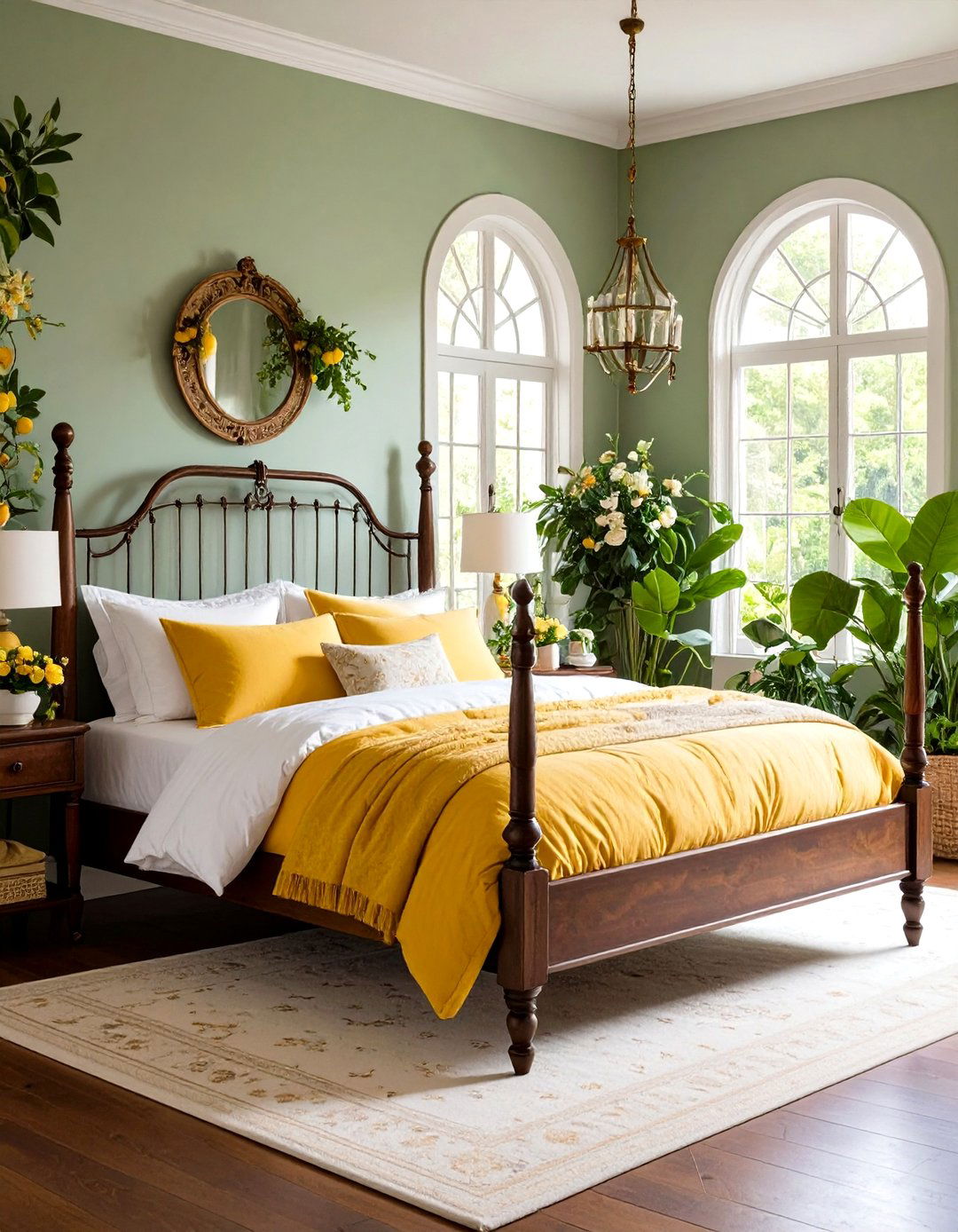 Victorian Lemon Conservatory Bedroom - 24 Lemon Bedroom Ideas