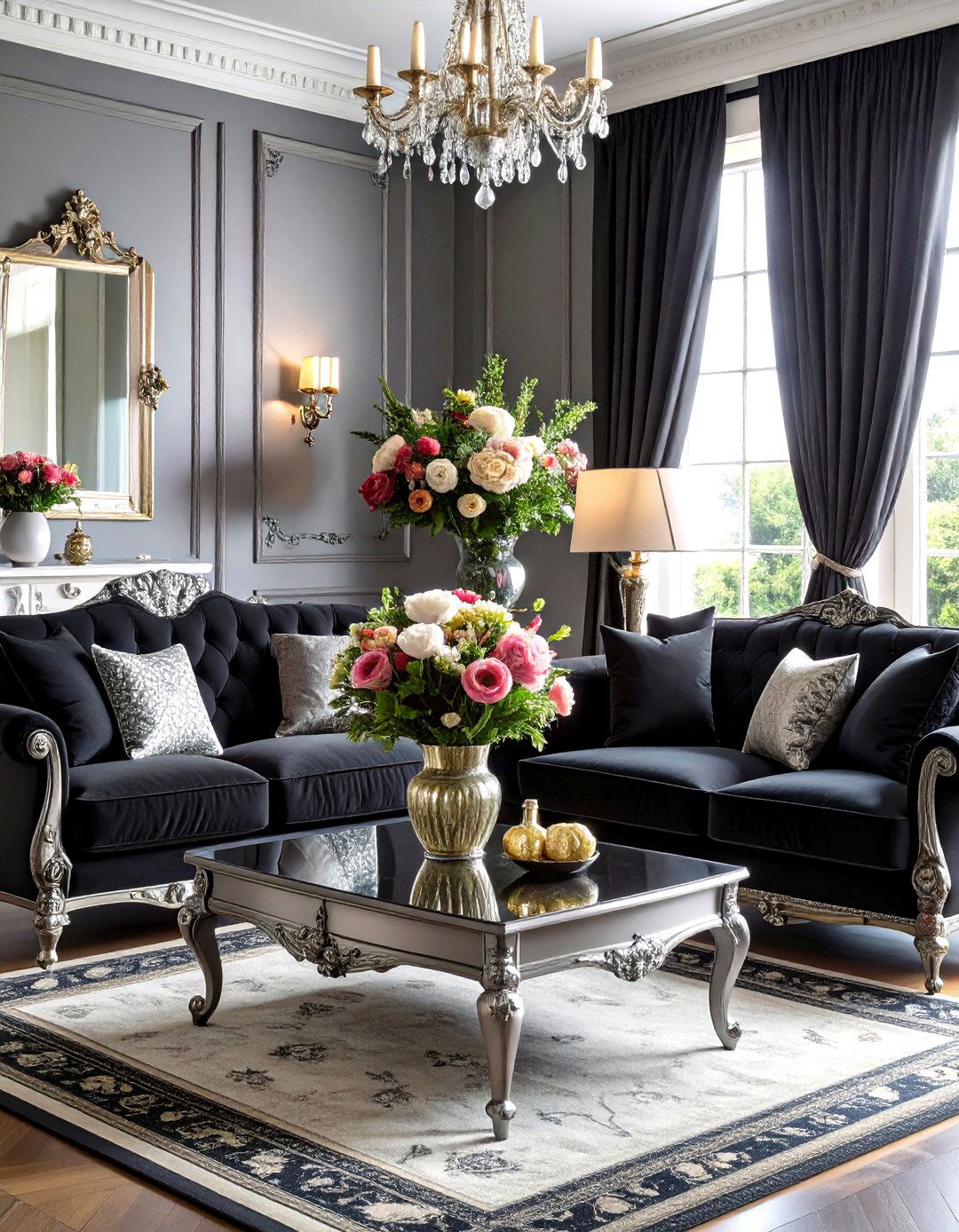 Victorian Mourning Living Room - 24 Gothic Living Room Ideas