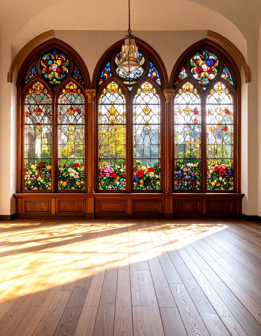 Victorian Stained Glass Window Film - 24 Window Film Designs