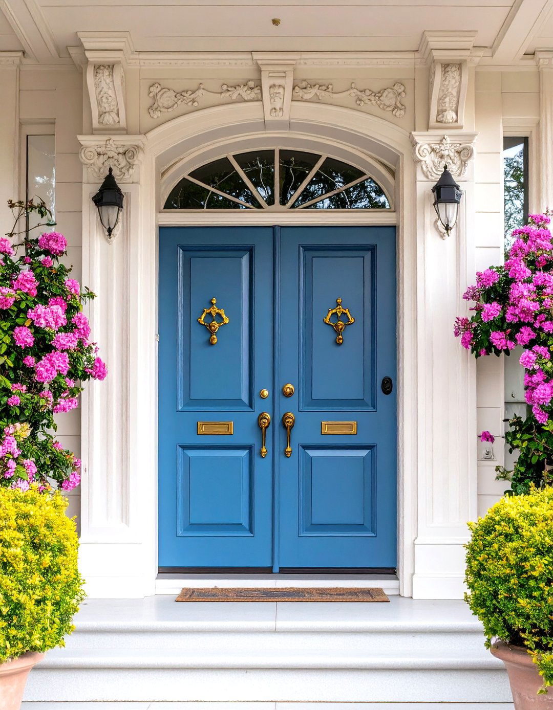 Victorian Style Ornate Doors - 24 Double Front Door Ideas