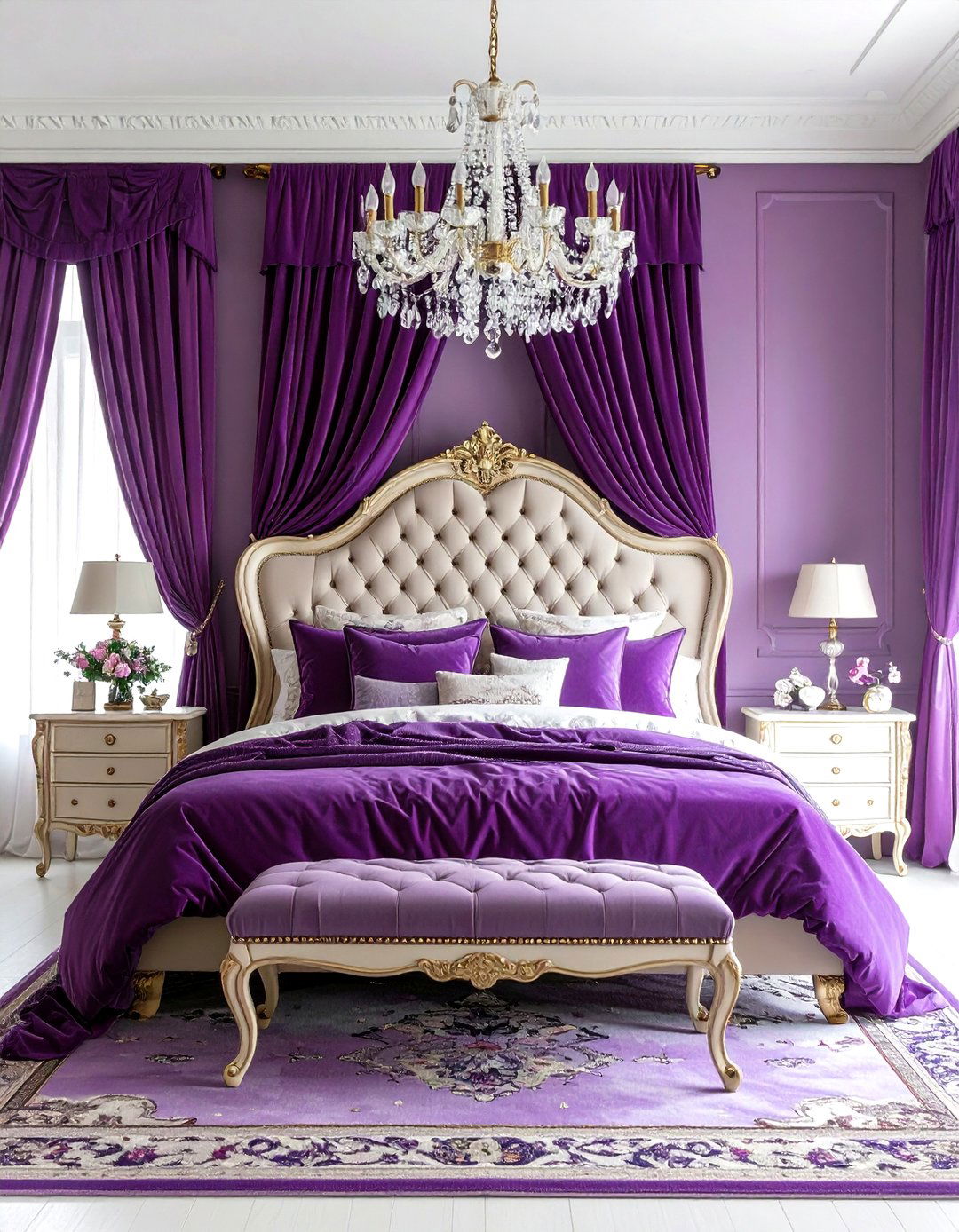 Victorian Velvet Bedroom - 24 dark academia bedroom ideas