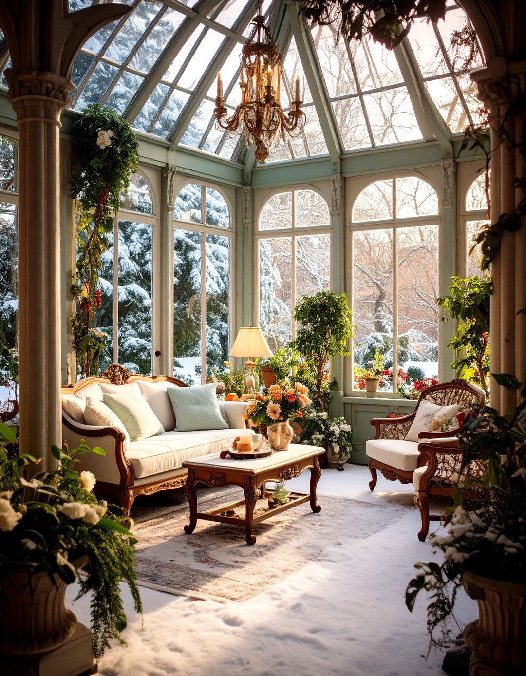 Victorian Winter Garden Retreat - 24 Victorian Sunroom Ideas