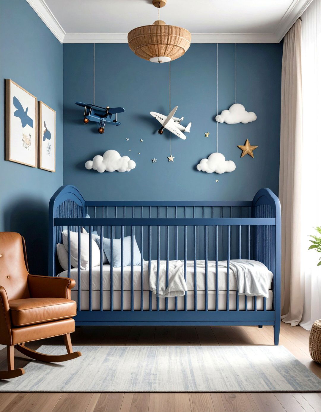 Vintage Airplane Baby Room - 24 Baby Room Ideas