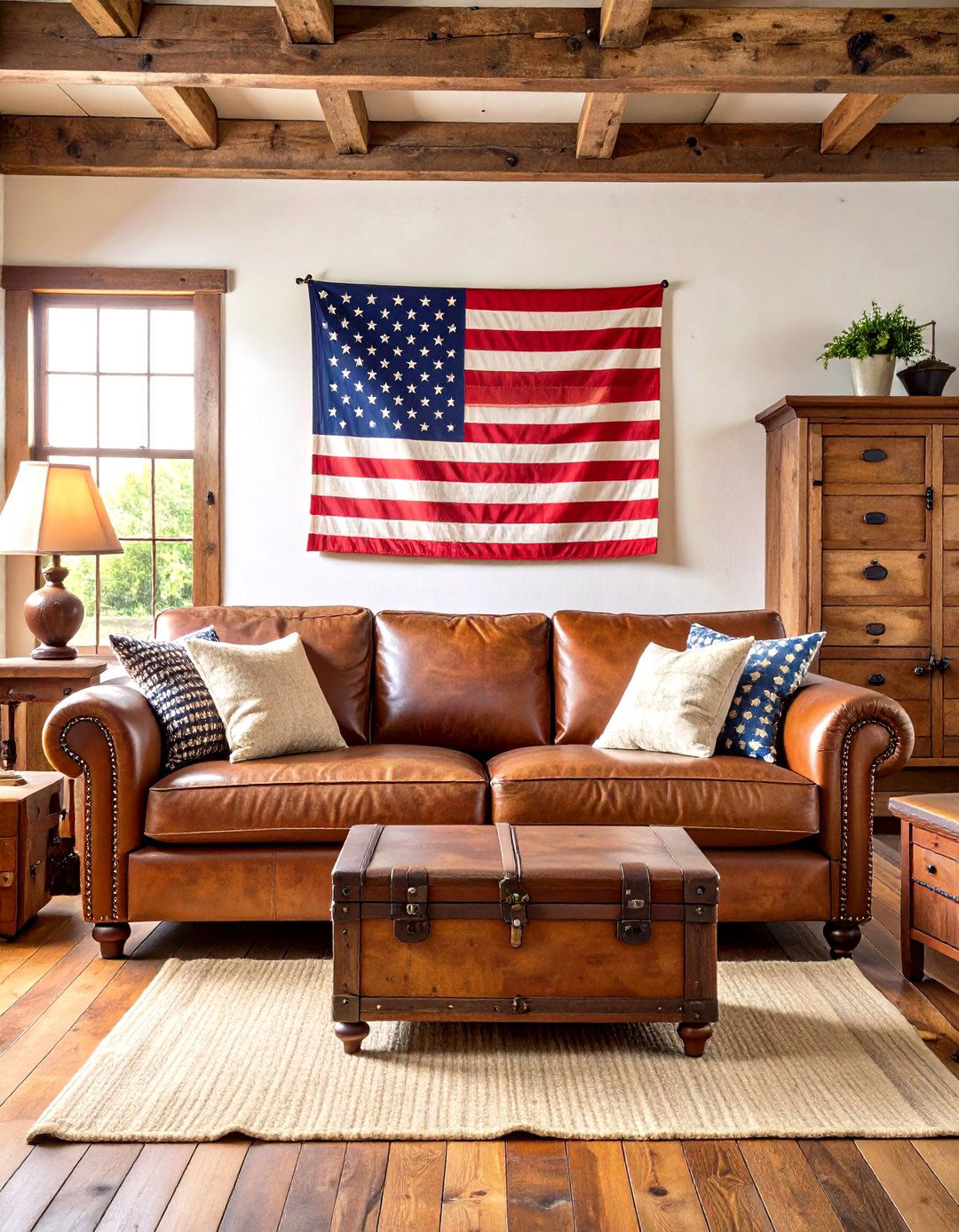 Vintage Americana Heritage Room - 24 Ralph Lauren Living Room Ideas