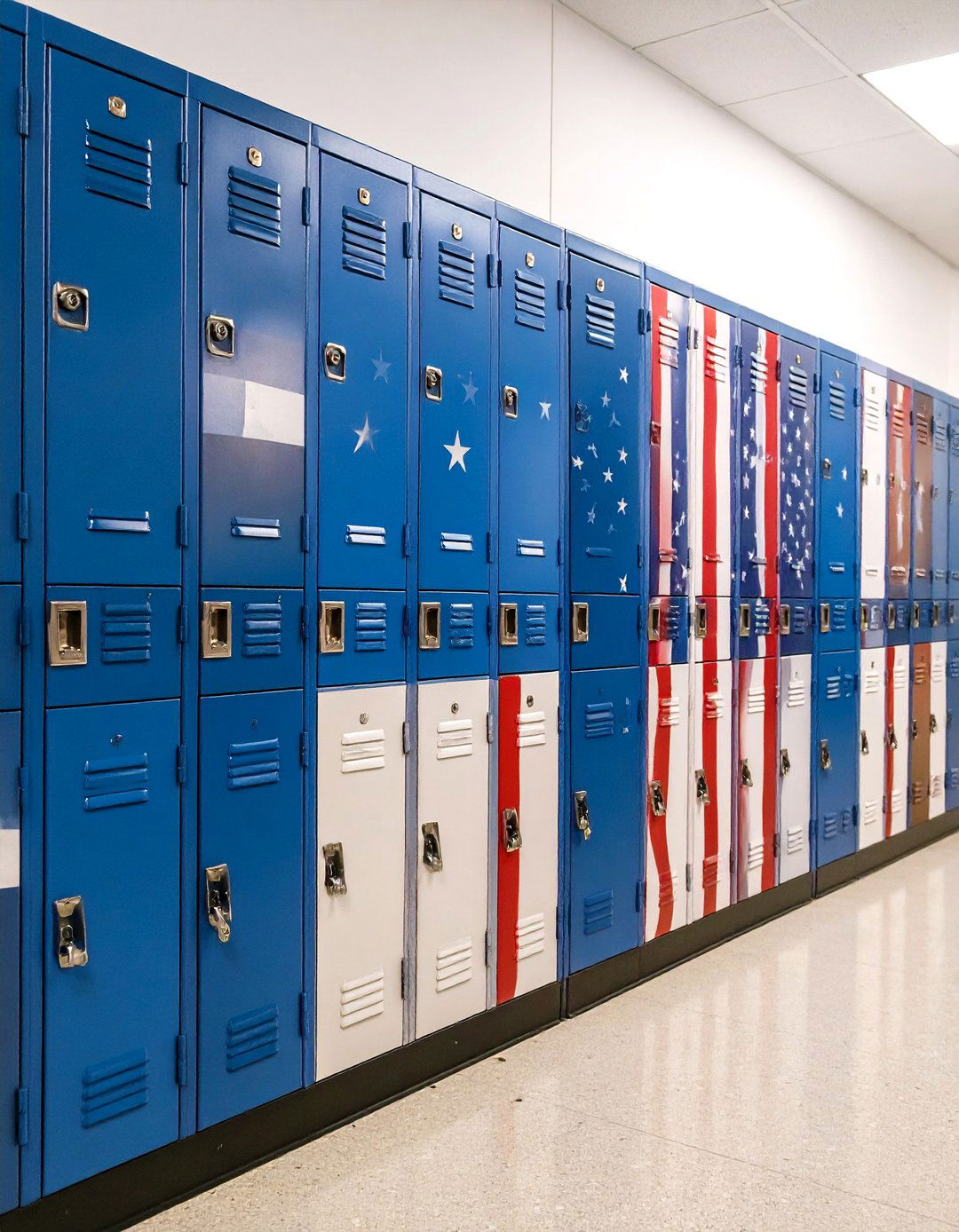 Vintage Americana Patriotic Pride - 24 Locker Decor Ideas
