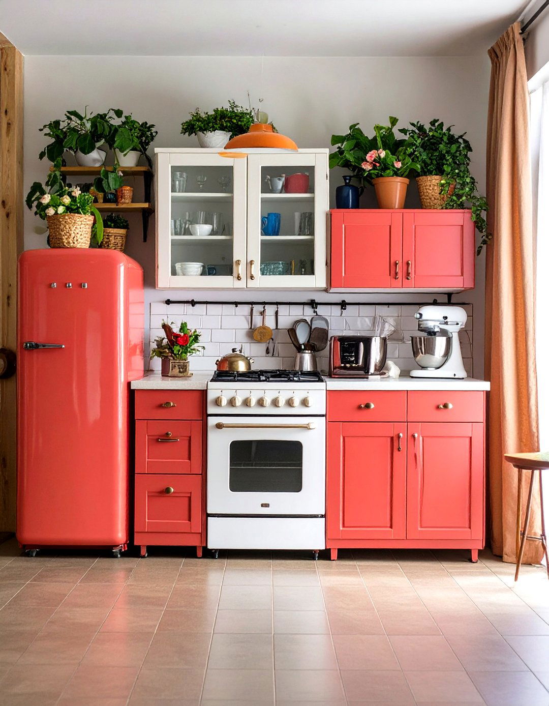 Vintage Appliance Integration - 24 Country Kitchen Ideas