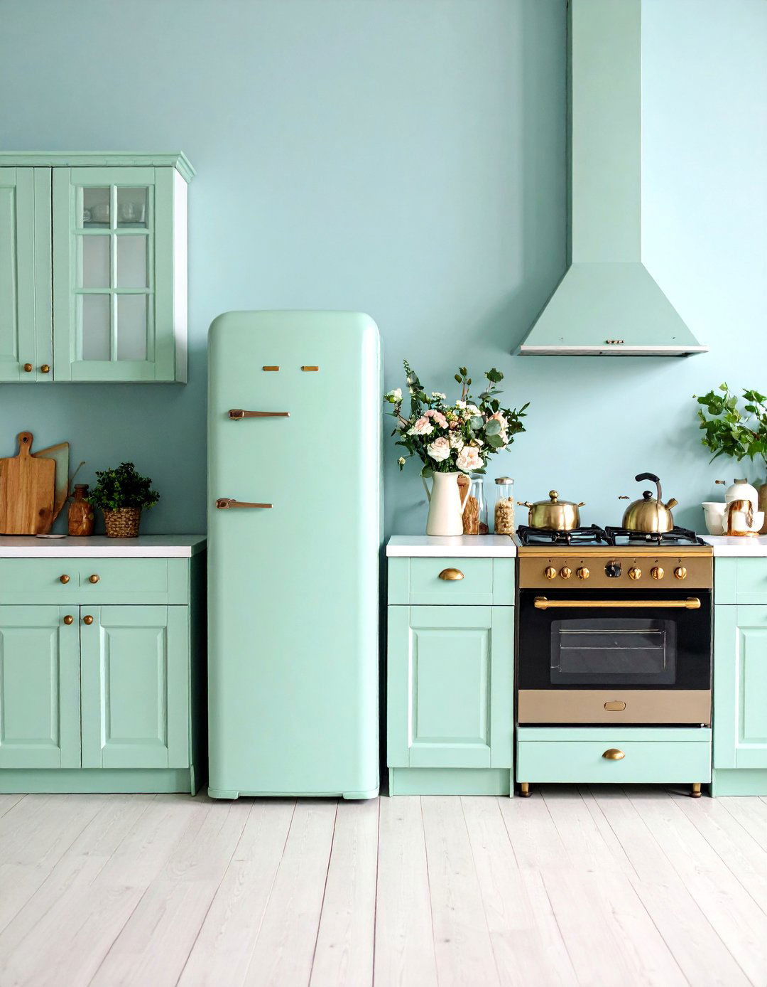 Vintage Appliance Integration - 24 Boho Kitchen Ideas