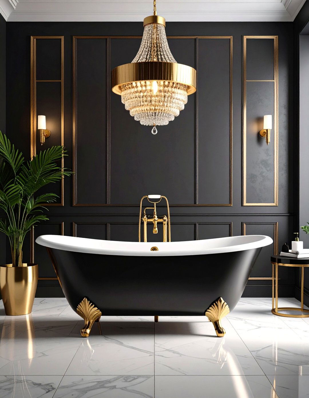 Vintage Art Deco Bathtub Surround - 24 Bathtub Surround Ideas
