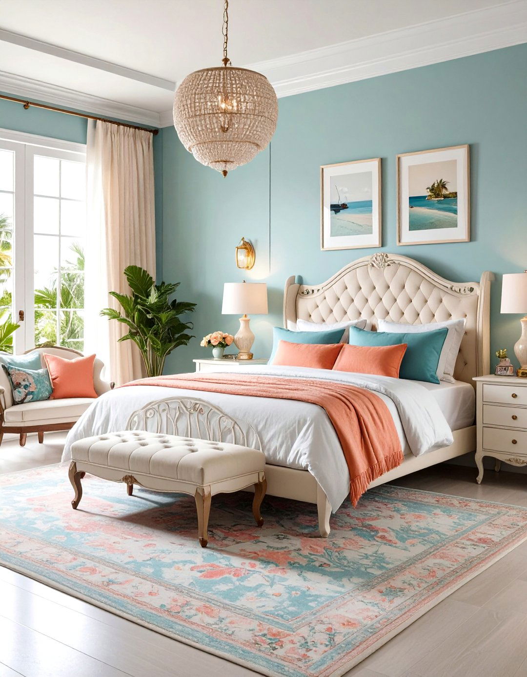 Vintage Beach Resort Bedroom - 24 Beach Themed Bedroom Ideas