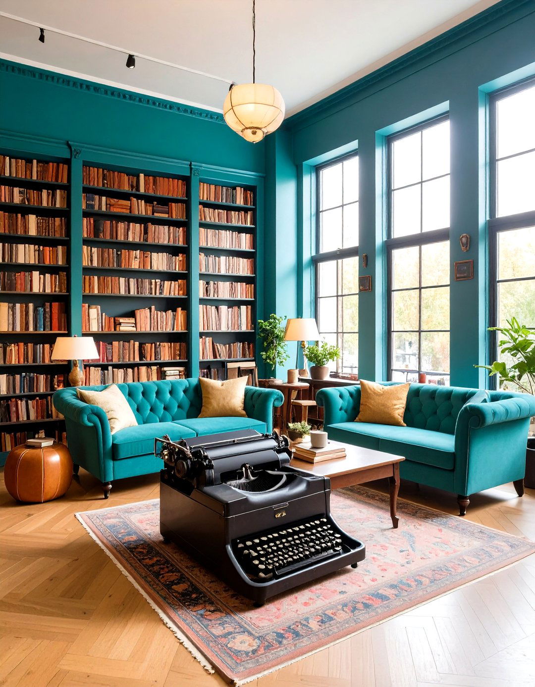 Vintage Bookstore Literary Lounge - 24 Great Gatsby Wedding Ideas