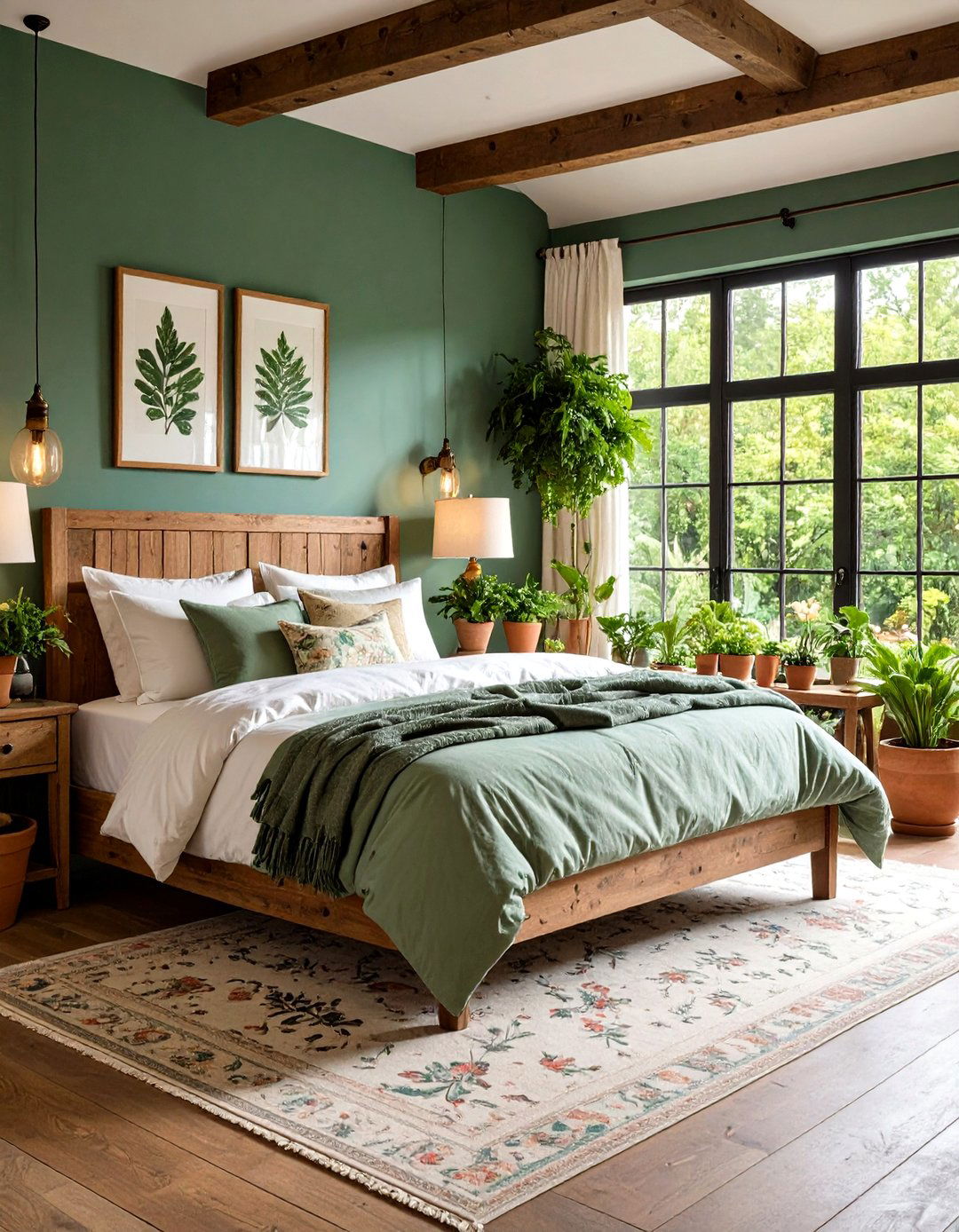Vintage Botanical Garden Theme - 24 Vintage Bedroom Ideas