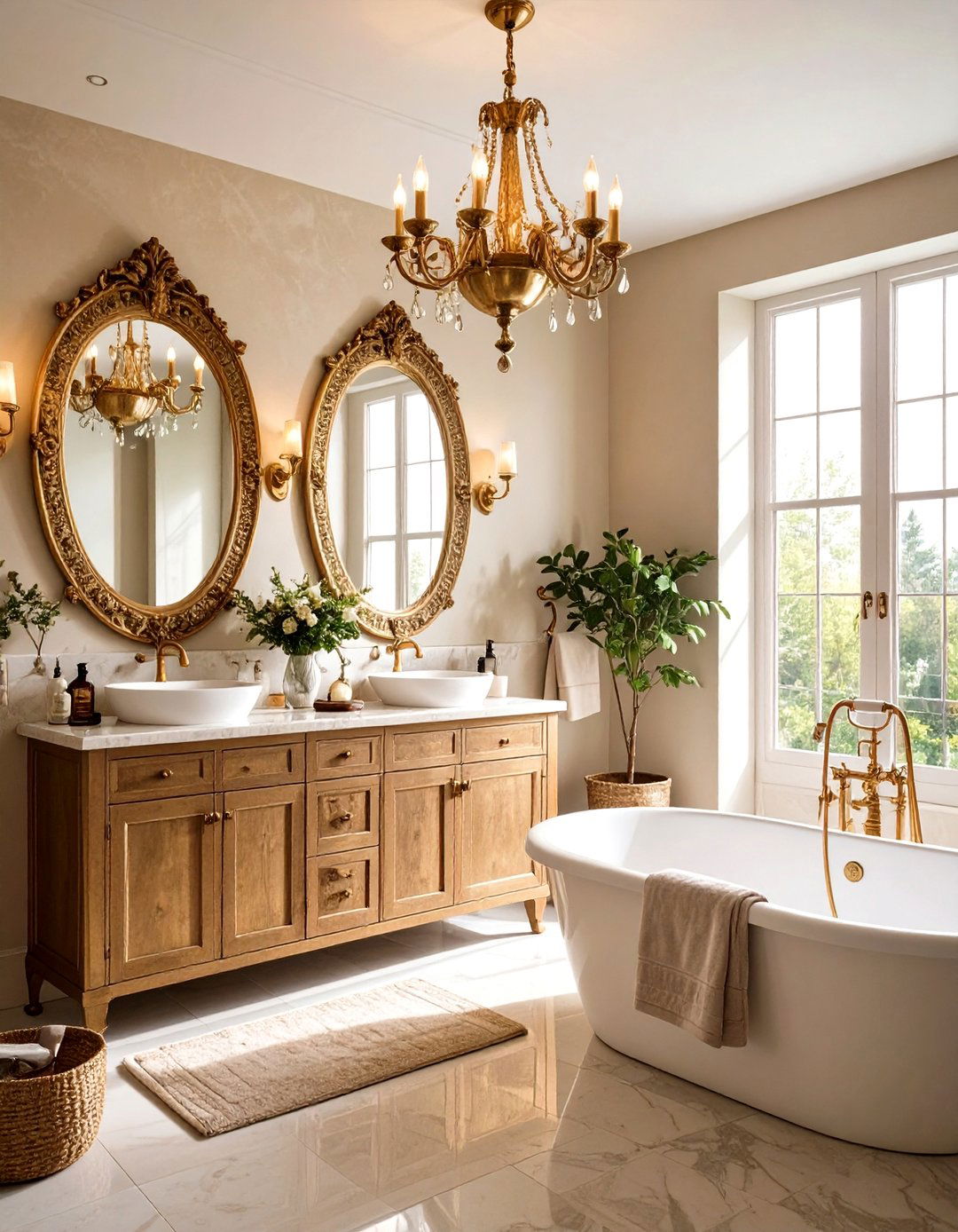 Vintage Brass Collection - 24 Boho Bathroom Ideas