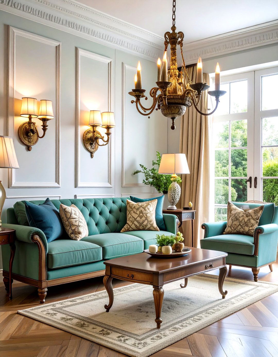 Vintage Candle Style Wall Sconces - 24 Living Room Wall Lighting Ideas