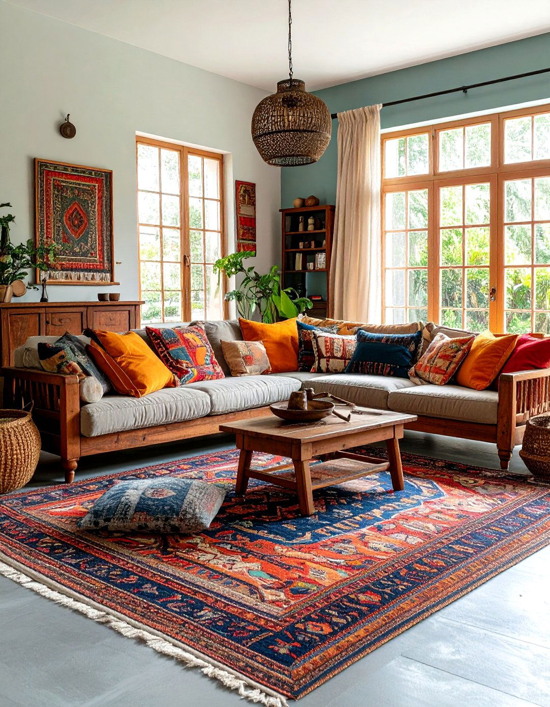 Vintage Charm Revival Design - 24 grey carpet living room ideas