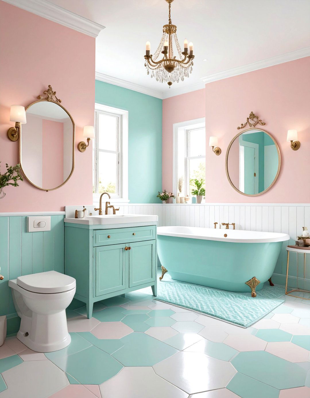 Vintage Classic Bathroom Style - 24 Kids Bathroom Ideas
