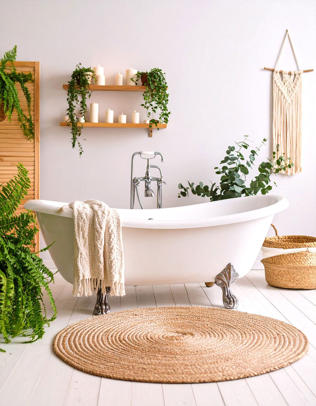 Vintage Clawfoot Sanctuary - 24 Boho Bathroom Ideas