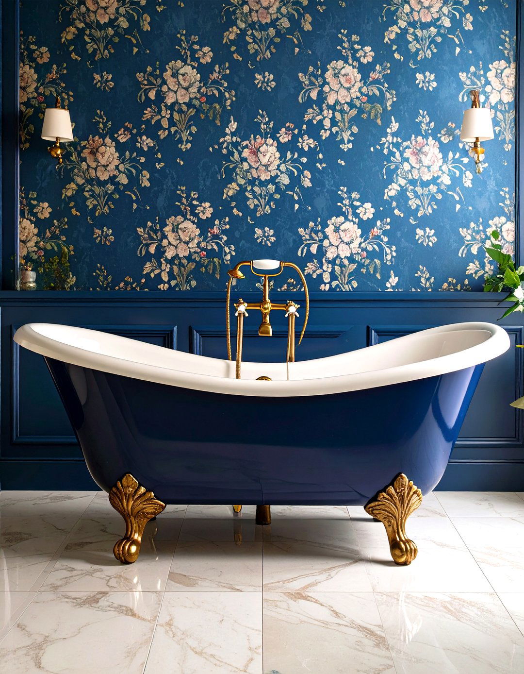Vintage Clawfoot Tub Bathroom Features - 24 Maximalist Bathroom Design Ideas