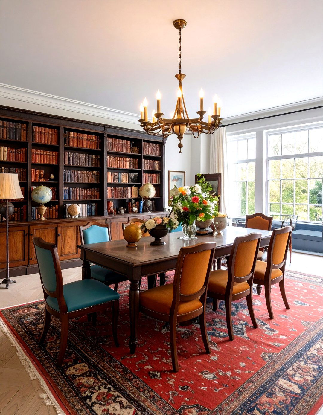 Vintage Collection Display Library Dining Room - 24 Library Dining Room Combo Ideas