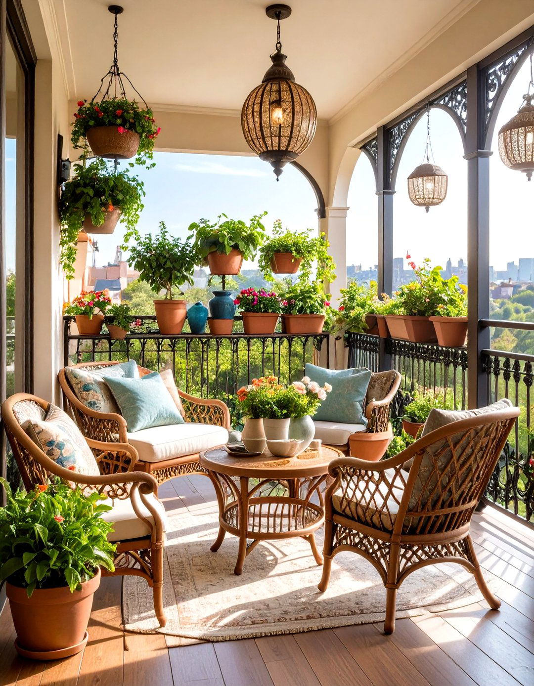 Vintage Collectors Penthouse Balcony - 24 Penthouse Balcony Ideas