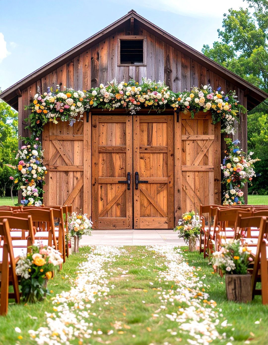 Vintage Door Wedding Altars - 24 Wedding Altar Ideas