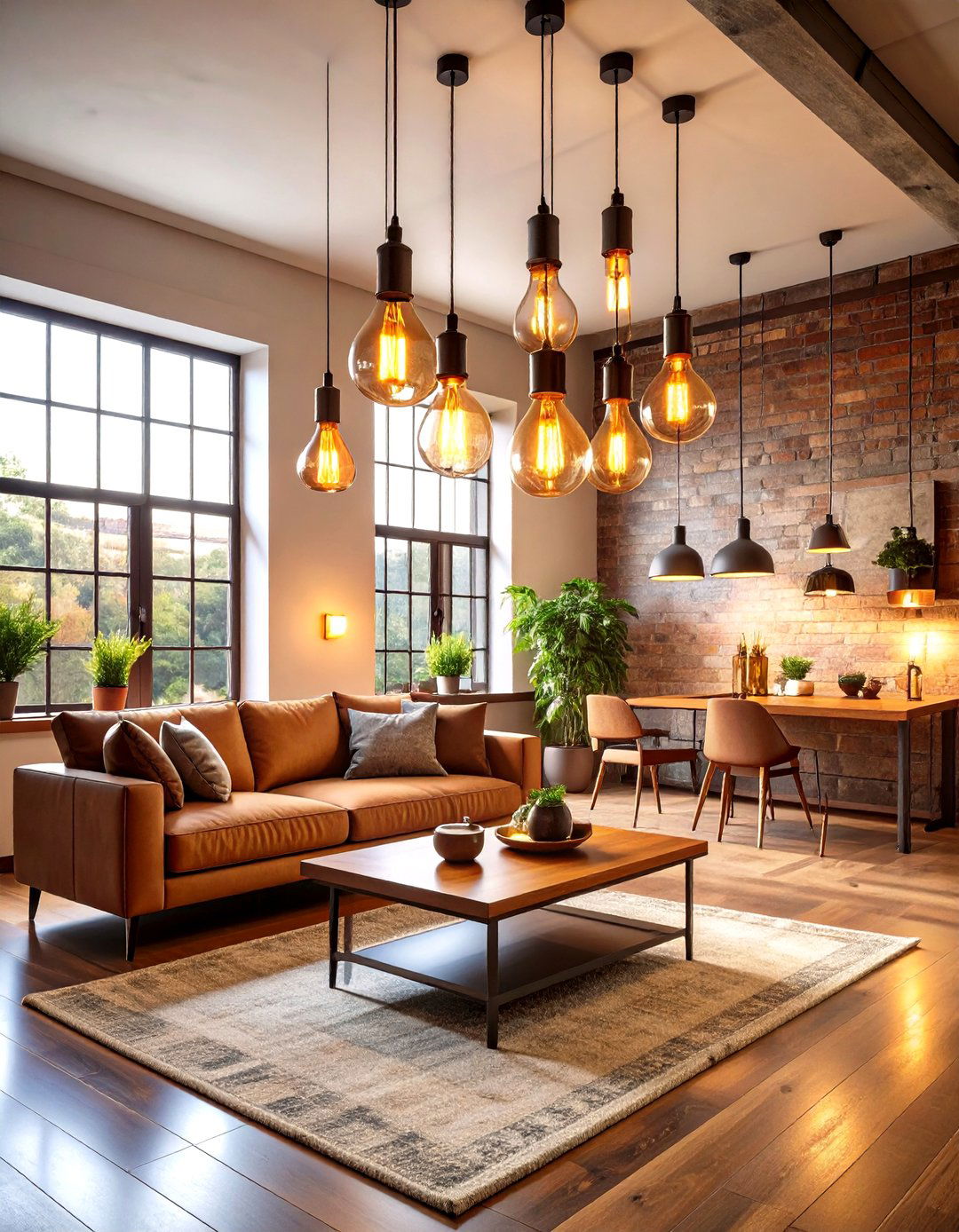 Vintage Edison Bulb Fixtures - 24 Living Room Lighting Ideas