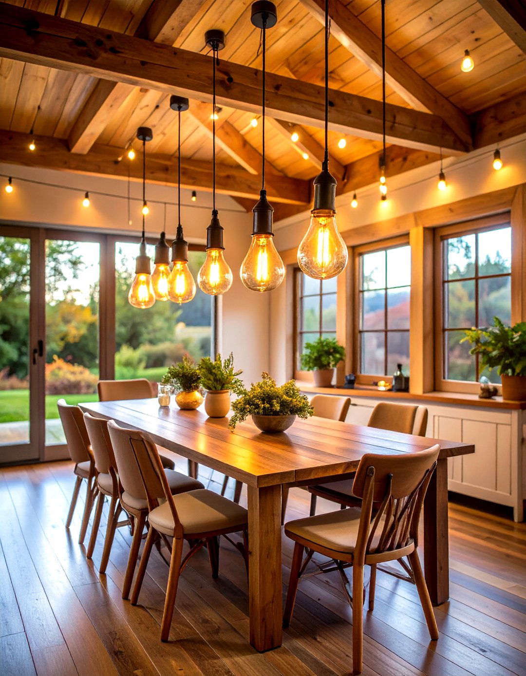 Vintage Edison Bulb Lighting Fixtures - 24 Rustic Tiny House Ideas