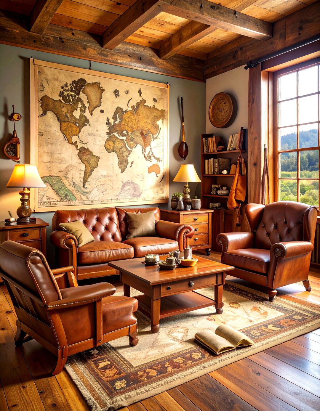 Vintage Explorer Heritage Style - 24 Hunting Room Ideas