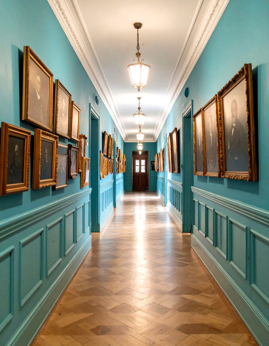 Vintage Family Portrait Gallery Wall - 24 Gallery Wall Ideas