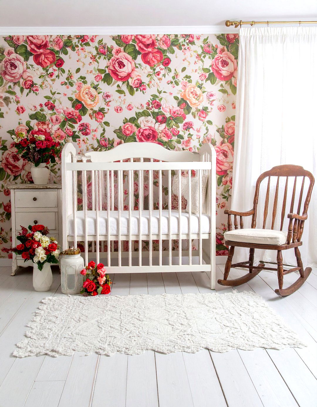 Vintage Floral Cottage Garden - 24 Baby Girl Nursery Ideas
