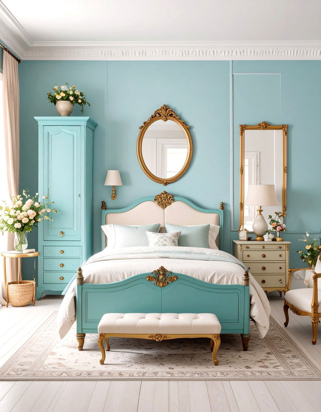 Vintage French Flea Market Finds - 24 Paris-themed Bedroom Ideas