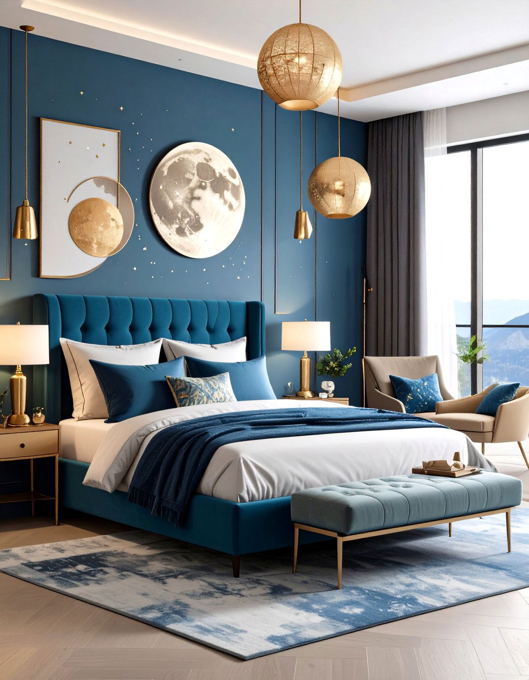 Vintage Furniture Statement Pieces - 24 Dark Boho Bedroom Ideas