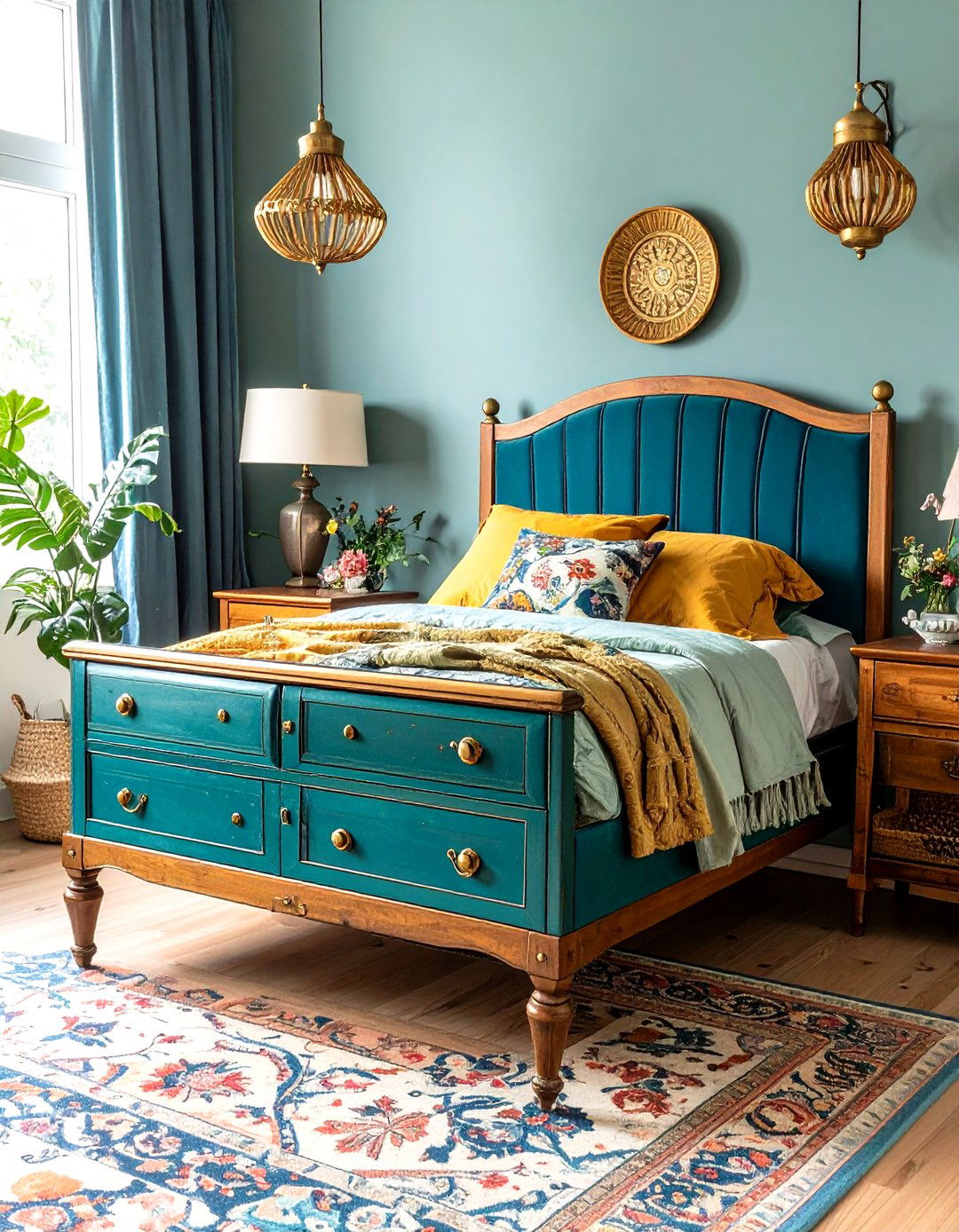 Vintage Furniture Upcycling - 24 Maximalist Decor Ideas